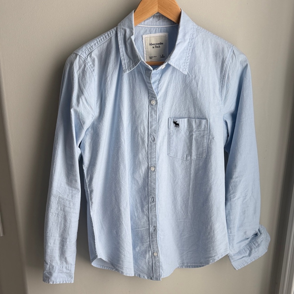 Abercrombie & Fitch Sky Blue Casual Shirt